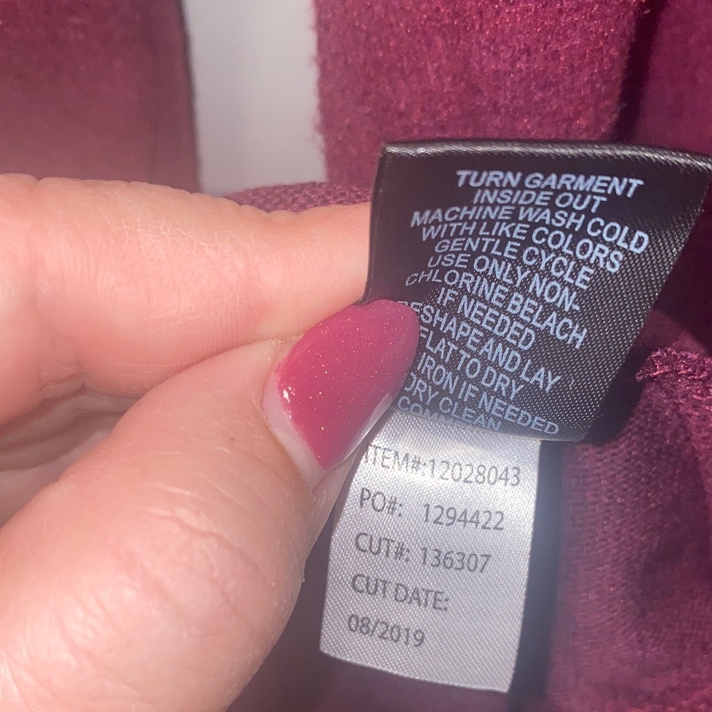 Torrid Burgundy Sweater Dress Long Sleeve Casual Cozy Plus Size 2X NWT - Picture 7 of 8